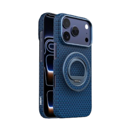 Lanex Diamond Series case with magsafe ring for iPhone 17 Pro and Pro Max - Blue