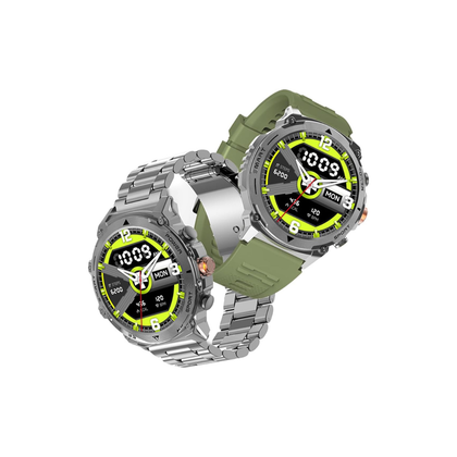 WiWU SW03 Waterproof IPX68 Smart Watch - Silvery/Green