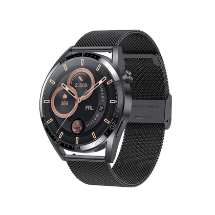 WiWU SW02 PBLK Pro Sports Smart Watch - Black