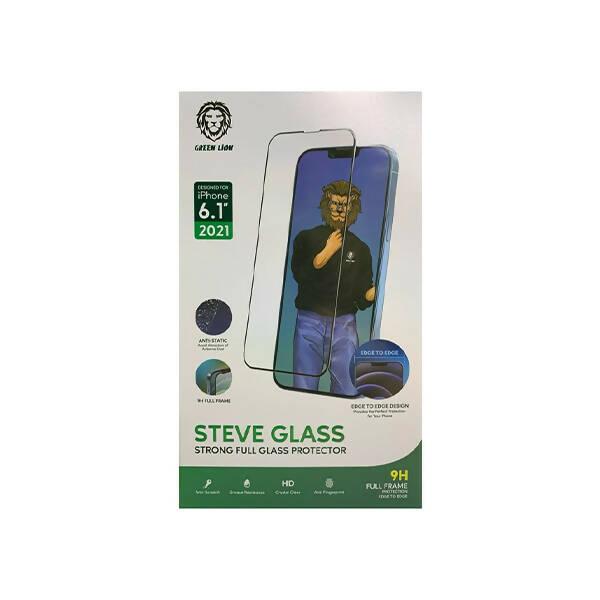 Green lion 9H Steve Glass Strong Full Screen Protector for iPhone 13 Pro Max