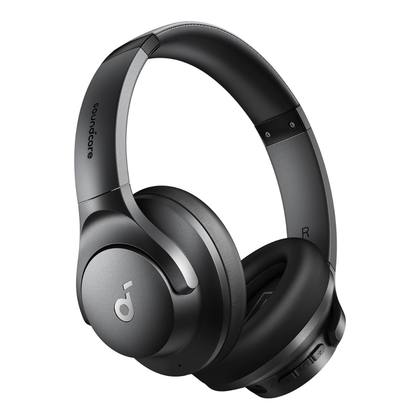 Soundcore by Anker Q20i Hybrid Active Noise Cancelling Headphones, Wireless Over-Ear Bluetooth, 40H Long ANC Playtime, Hi-Res Audio, Big Bass, Customize via an App, Transparency Mode