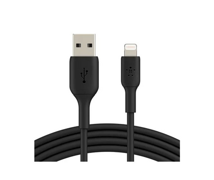 Belkin Boost Up Charge USB-A to Apple Lightning Cable 3.3ft/1m - Black