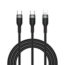 WIWU Concise Type-C to Type-C 100W Charging Cable, Grey | Wi-C029