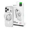 AmazingThing Titan Pro Lens Ring Set Case for iPhone 18 Pro Max / 17 Pro max with Camera Cover and Magnetic Ring Compatible with MagSafe - Clear