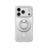 AmazingThing Titan Pro Lens Ring Set Case for iPhone 18 Pro Max / 17 Pro max with Camera Cover and Magnetic Ring Compatible with MagSafe - Clear