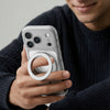 AmazingThing Titan Pro Lens Ring Set Case for iPhone 18 Pro Max / 17 Pro max with Camera Cover and Magnetic Ring Compatible with MagSafe - Clear