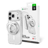 AmazingThing Titan Pro Lens Ring Set Case for iPhone 18 Pro / 17 Pro with Camera Cover and Magnetic Ring Compatible with MagSafe - Clear