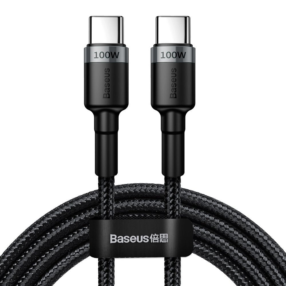 Baseus Cafule nylon cable USB Type C Power Delivery 2.0 100W 20V 5A 2m gray