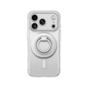AmazingThing Titan Pro Lens Ring Set Case for iPhone 18 Pro / 17 Pro with Camera Cover and Magnetic Ring Compatible with MagSafe - Clear