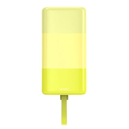 2024 Colorful WiWU Bluit With Cable PD 20W Fast Charging 10000Mah Power Bank Wi-P015