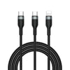 Wiwu Wi-C029 Concise Series 2in1 Type-C To Lightning PD Data And Charging Cable 100W 1.2M Black