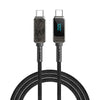 Wiwu Wi-C038 Titan Series Type-C to Type-C PD 100W LED Digital Display Charging and Data Cable 1.2M