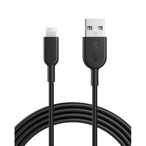 Anker Powerline II Usb A Cable With Lightning Connector 10ft 3m (A8434H12)