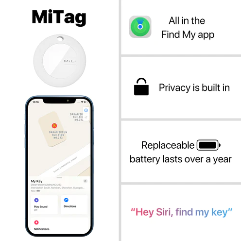 Mili MiTag 1-Pack - جهاز تتبع الاغراض من شركة Mili