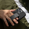 Uniq Iphone 13 Pro Max  Hybrid Heldro Mount case / cover - GRAPHITE (GRAPHITE) - كفر حماية مع قبضه مغناطيسيه من شركة يونيك