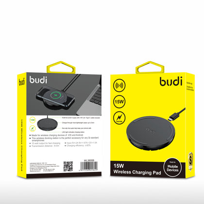 BUDI Wireless Charging Pad - لوحة الشحن اللاسلكي