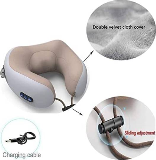 Rechargeable U-Shaped Shoulder / Neck Massager Pillow, For Muscles Fatigue