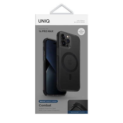 Uniq iphone 14 pro Max Lifepro Xtreme Mobile Cover / Case with Magsafe  - Smoke