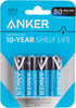 Anker AA Alkaline Batteries, 3200 Mah Long-Lasting, 1.5 Volt, Compatible With Multiple Devices, 4 Pieces | B1810H12
