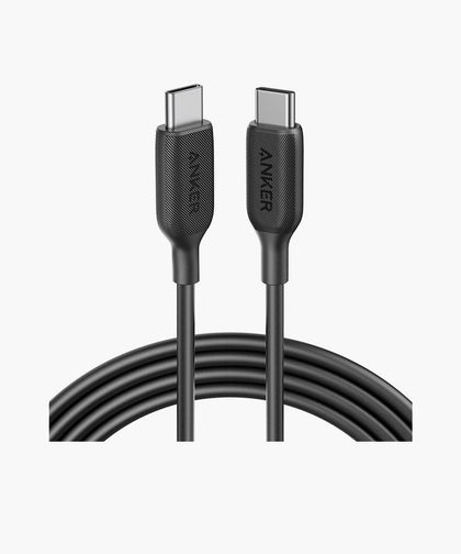 Anker PowerLine III USB-C to USB-C 2.0 100W Cable (6ft/1.8m) – Black (A8856H11)