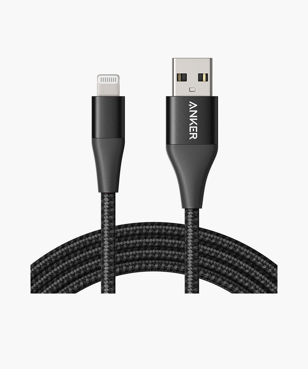 Anker Powerline+ II USB A to Lightning Cable (0.9m/3ft) – Black (A8452H13)