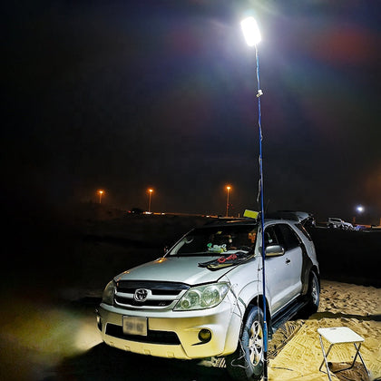 360 LED Light camping light with Telescopic Rod 450