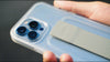 Uniq Iphone 13 Pro Max Hybrid Heldro Mount case / cover  - ARCTIC BLUE (BLUE) -كفر حماية مع قبضه مغناطيسيه من شركة يونيك
