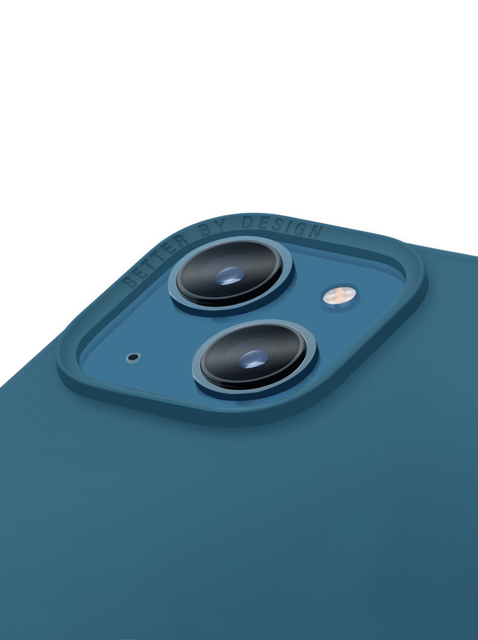 Uniq Iphone 13 Hybrid Lino Hue Mobile Cover / Case  with Magsafe Compatibility - CASPIAN (BLUE) - كفر سليكون مع مق سيف من شركة يونيك