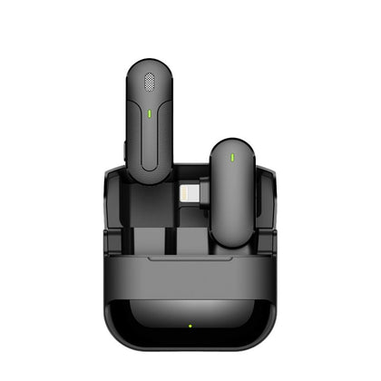 Green Wireless Microphone ( Lightning Connector ) - Black