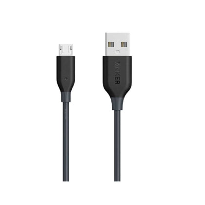 Anker PowerLine + Micro USB (3ft/0.9m) – Black (A8142HA1)