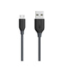 Anker PowerLine + Micro USB (3ft/0.9m) – Black (A8142HA1)