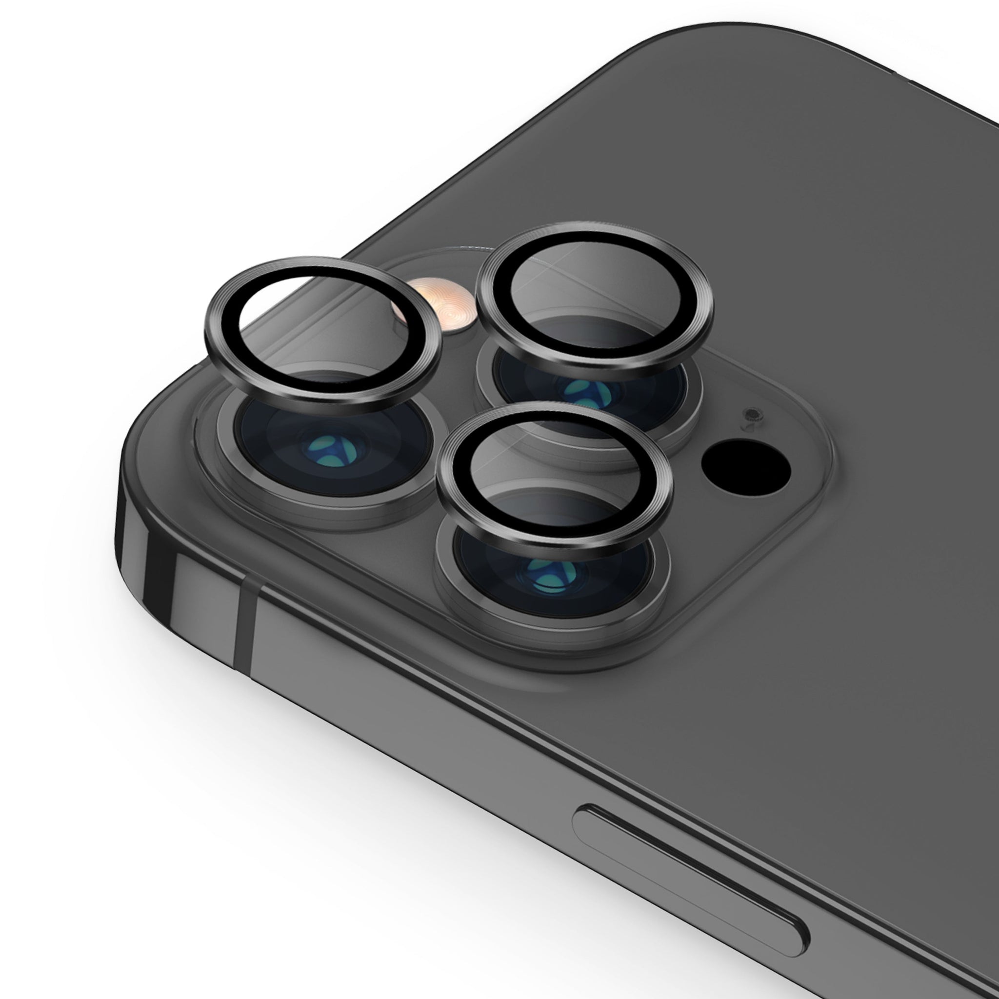 Uniq iPhone 13 Pro / 13 Pro Max Optix Camera Tempered Glass Lens Protector - GRAPHITE