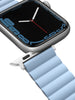 Uniq Revix Reversible Magnetic Apple watch strap 45/44/42MM - ARCTIC (WHITE/BLUE)