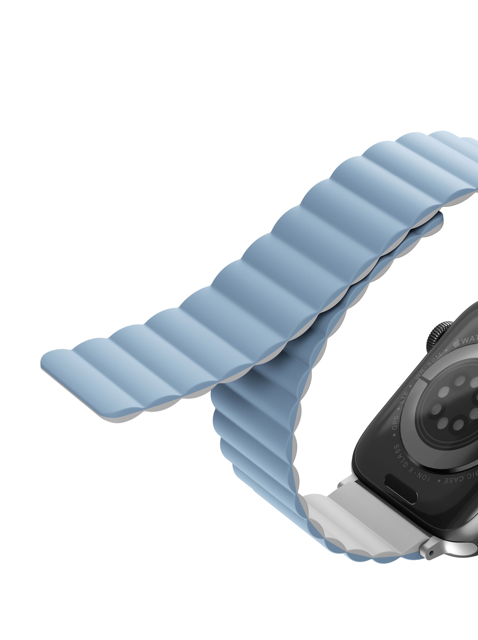Uniq Revix Reversible Magnetic Apple watch strap 41/40/38MM - ARCTIC (WHITE/BLUE)