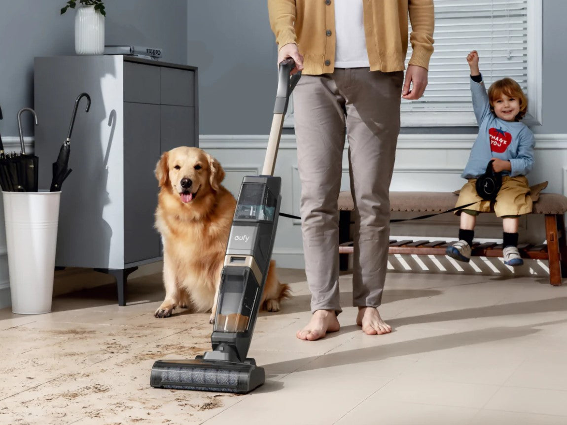 Eufy by Anker, WetVac W31, Cordless All-in-One Wet Dry Vacuum Cleaner and Mop with Self-Cleaning and Auto-Dry Technology