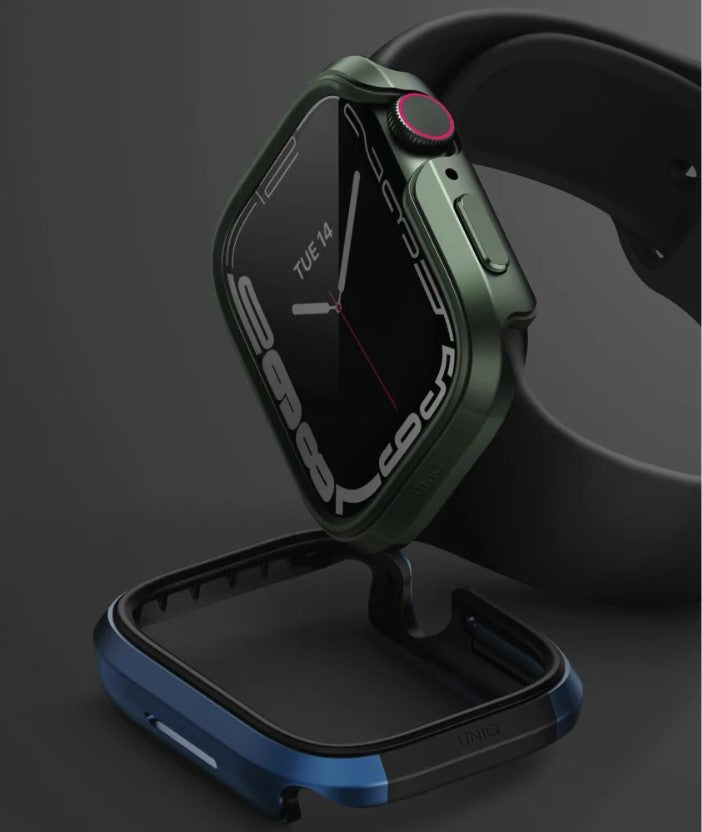 Uniq Apple watch case Valencia 45mm Series 7 - Hunter ( Green )