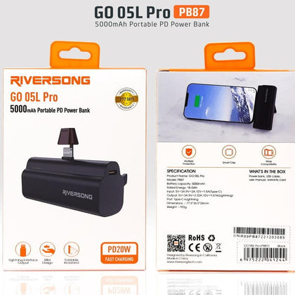 Riversong GO 05C Pro Powerbank Type C