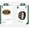 Green Lion Trial loop watch strap for Apple watch 42/44/45/49 ( Black/Grey )