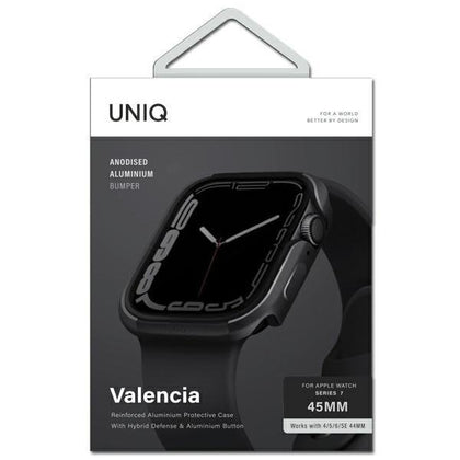 Uniq Apple watch case Valencia 45mm Series 7 - Graphite