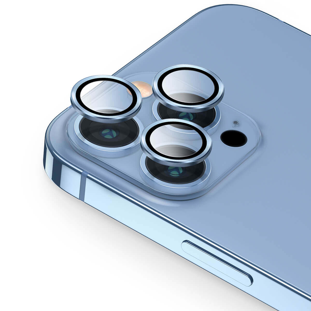 Uniq iPhone 13 Pro / 13 Pro Max Optix Camera Tempered Glass Lens Protector - ARCTIC BLUE