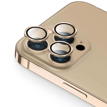 Uniq iPhone 13 Pro / 13 Pro Max Optix Camera Tempered Glass Lens Protector - CHAMPAGNE (GOLD)